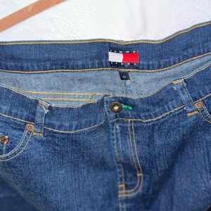 Vintage 03 Tommy Hilfiger Dark Blue Denim Skirt S13